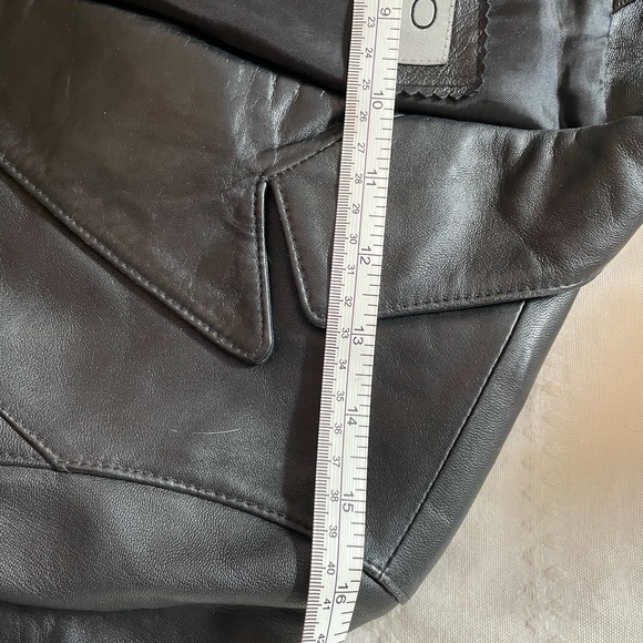 Black leather trench coat Aldo - Picture 7 of 14